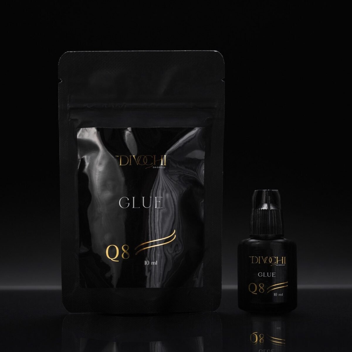 KLEJ CZARNY „Q8”, DIVOCHI, 5 ML - obrazek 2